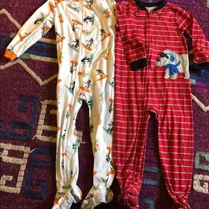 Carter’s Boys 5T Long Sleeve Footy Pajama Set